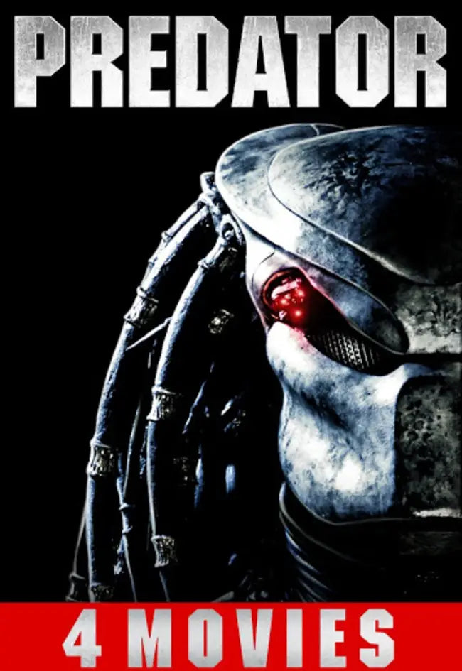 The Predator 4-Film Collection 4K Digital Code (Redeems in Movies Anywhere; 4K Vudu Fandango & 4K iTunes Apple TV Transfer From Movies Anywhere)