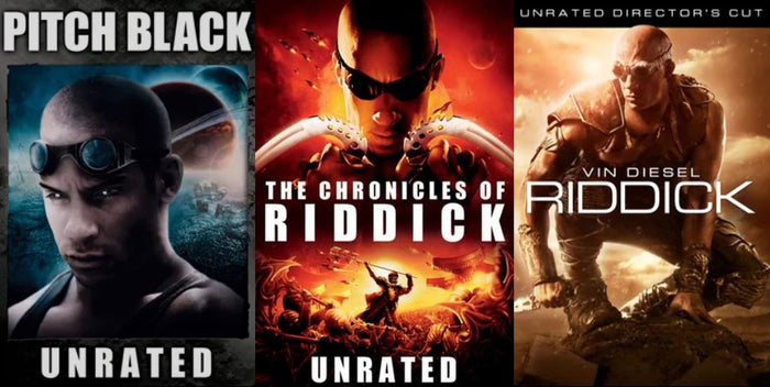 The Riddick 3-Movie Unrated Collection iTunes Apple TV HD Digital Code (Redeems in iTunes Apple TV; HDX Vudu Fandango Transfers Across MA)