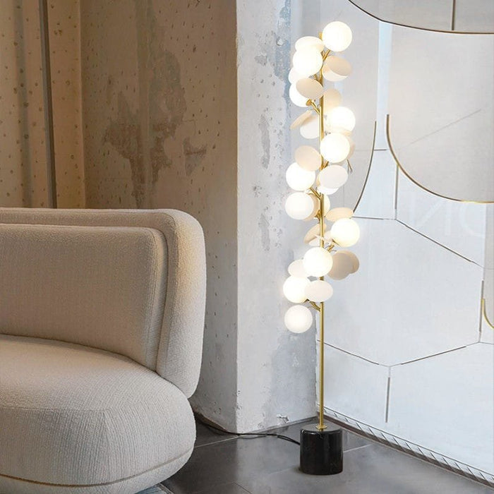 The Shades of Grey Glass Floor Lamp