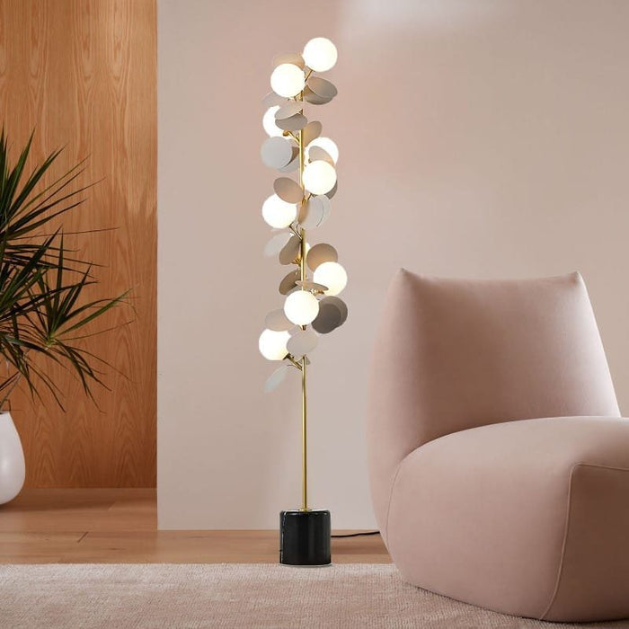 The Shades of Grey Glass Floor Lamp