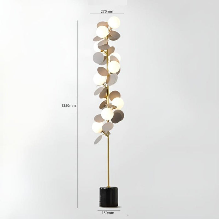 The Shades of Grey Glass Floor Lamp