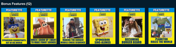 The SpongeBob Movie: Sponge Out of Water Vudu Fandango at Home HDX Digital Code (2015)
