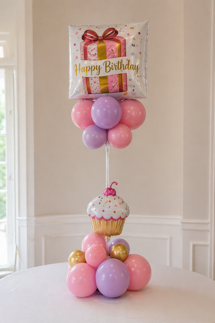 Themed Balloon Centerpiece (Set Of Two)