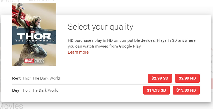 Thor: The Dark World Google TV HD Digital Code (Redeems in Google TV; HD Movies Anywhere & HDX Vudu & HD iTunes Transfer Across Movies Anywhere)