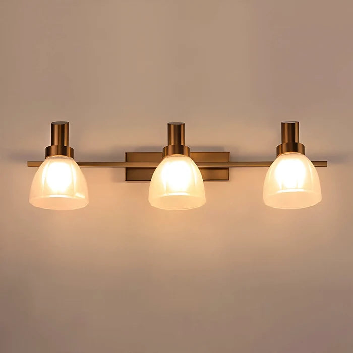Three-Head Transitional Bell Mirror Light