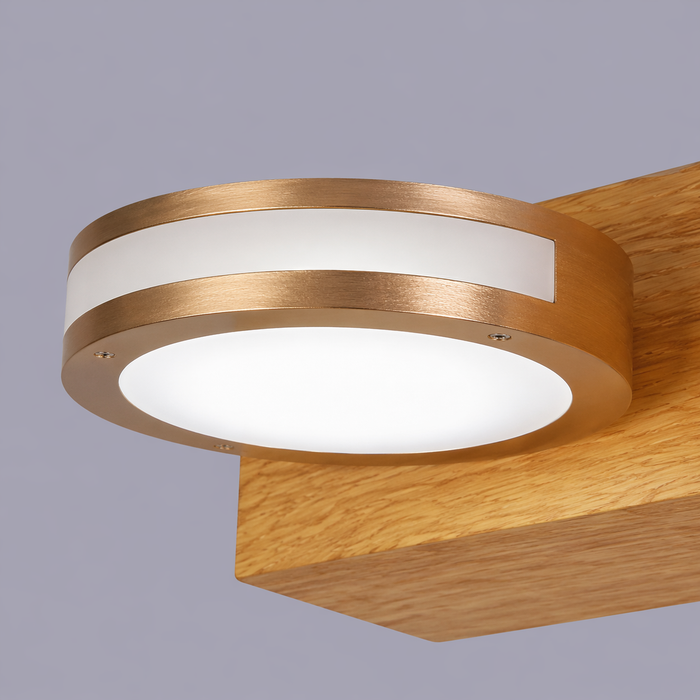 TimberHalo Trio LED Wall Light