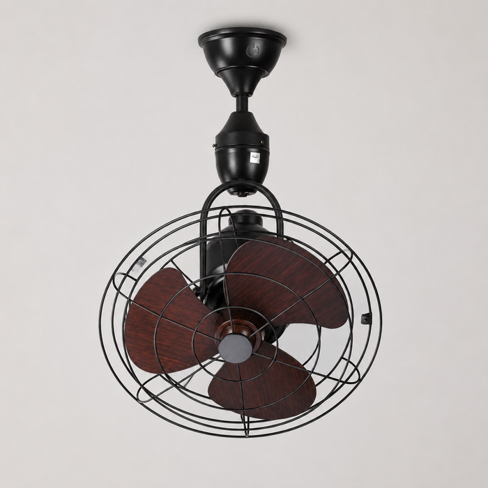 Toucan Brown Ceiling Cage Fan