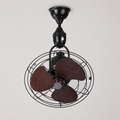 Toucan Brown Ceiling Cage Fan