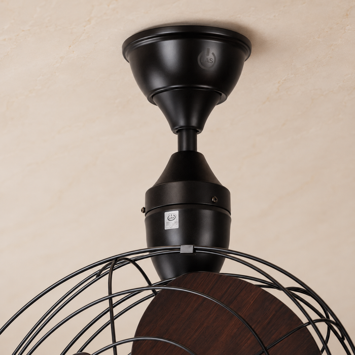 Toucan Brown Ceiling Cage Fan