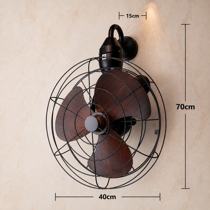 Toucan Brown Ceiling Cage Fan