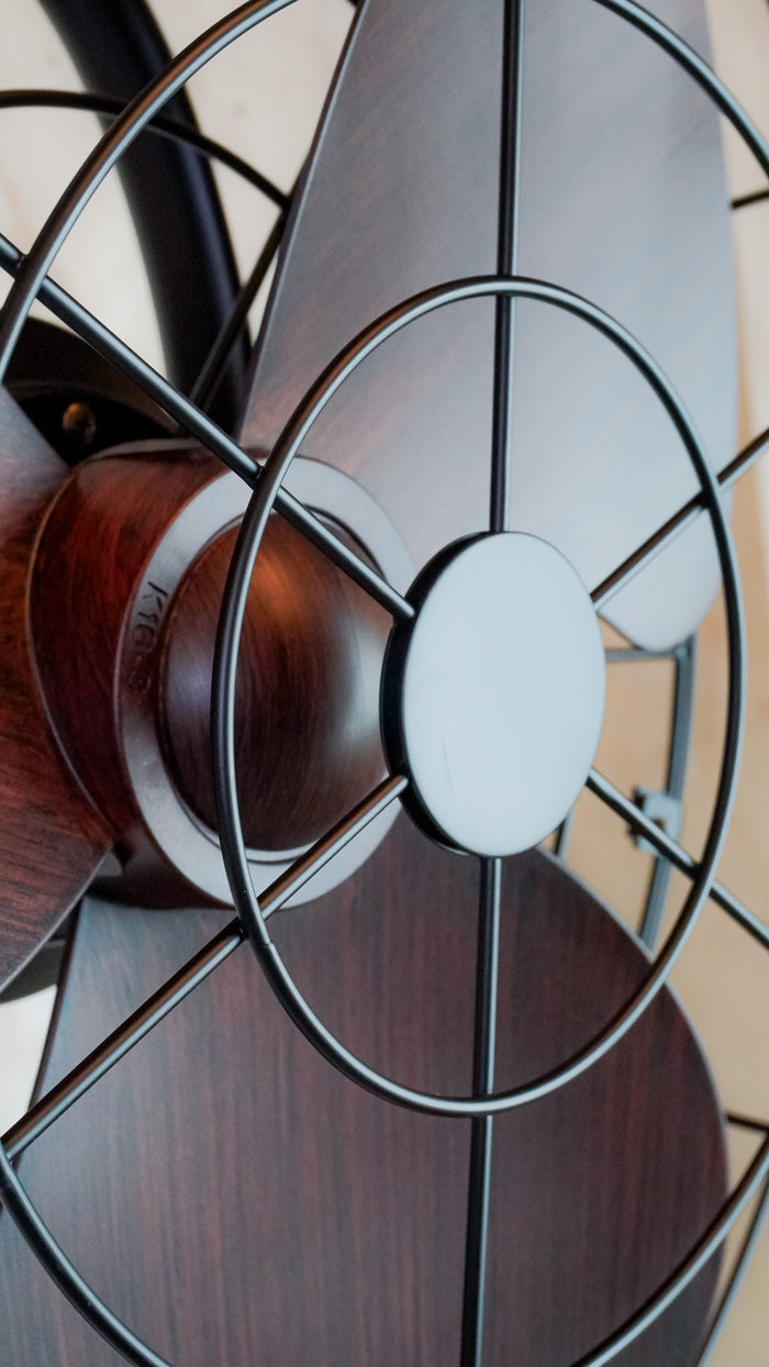 Toucan Brown Wall Mounted Cage Fan