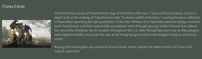 Transformers: Age of Extinction iTunes 4K Digital Code (2014)