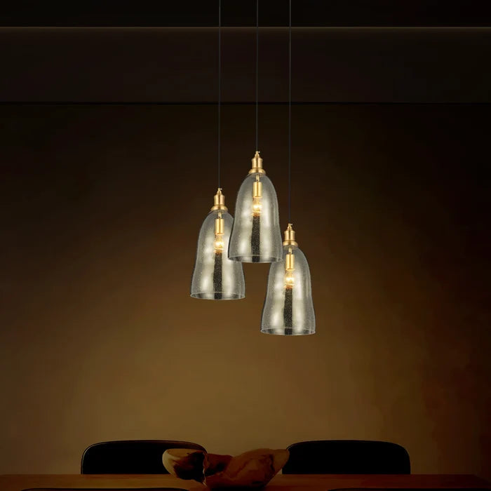 TrioBell Rustic Pendant Light