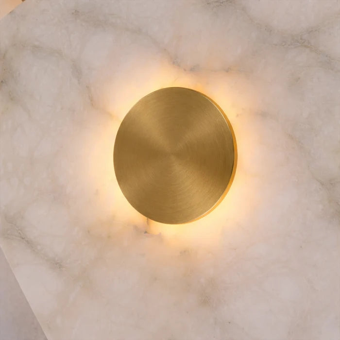 Trivona Marble Halo Wall Light