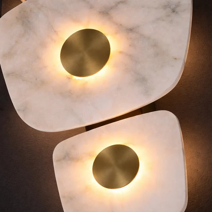 Trivona Marble Halo Wall Light
