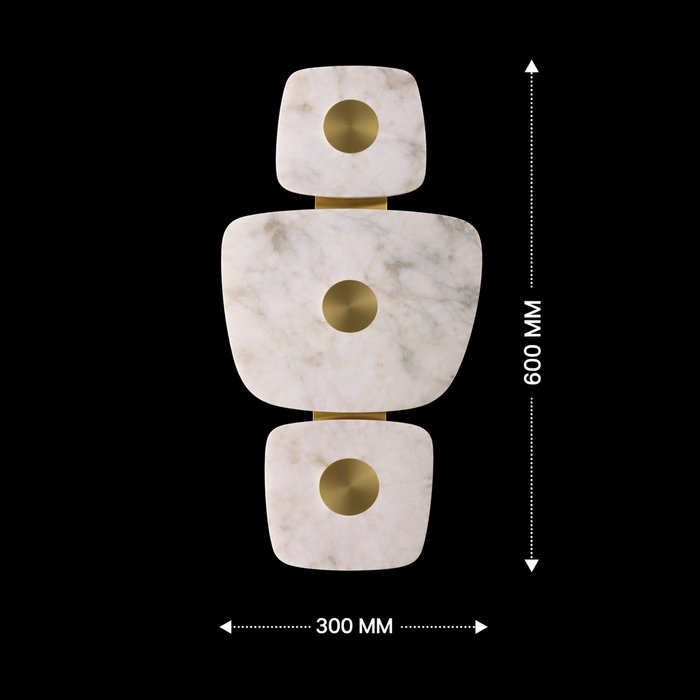 Trivona Marble Halo Wall Light