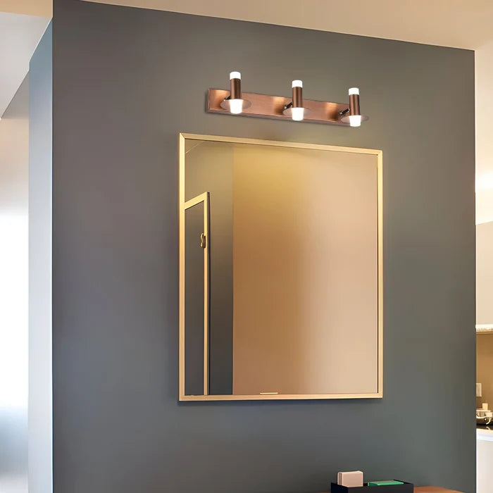 Troika Apex Barrel Wall Mirror Light