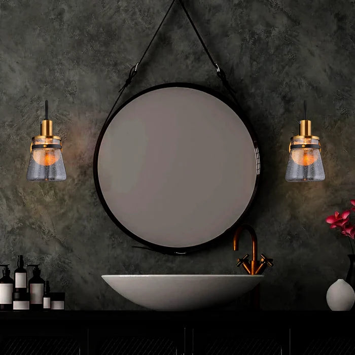Twilight Ombre Glass Modern Wall Sconce