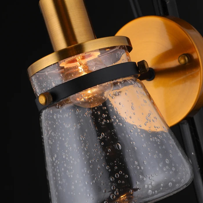 Twilight Ombre Glass Modern Wall Sconce