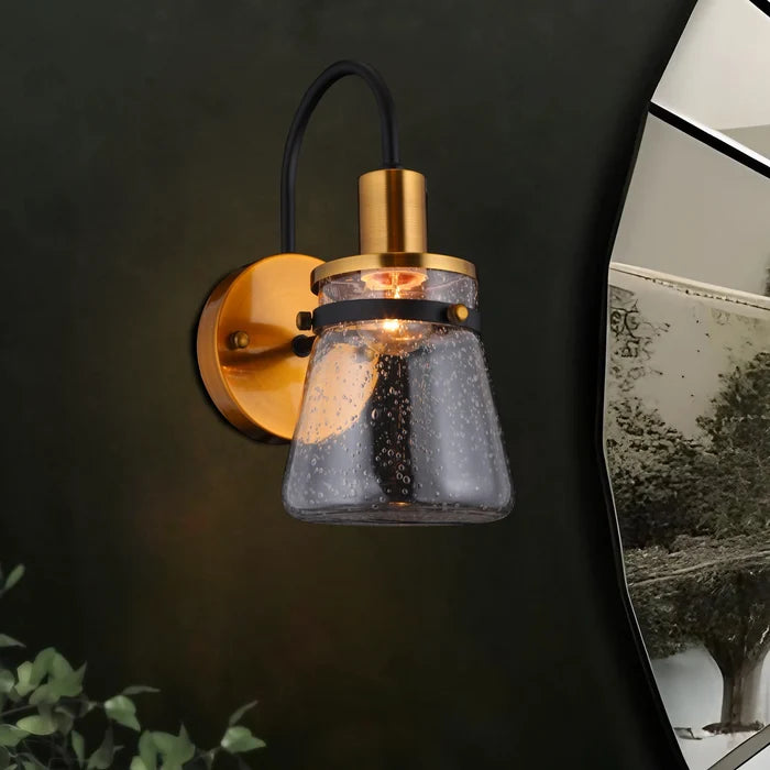 Twilight Ombre Glass Modern Wall Sconce