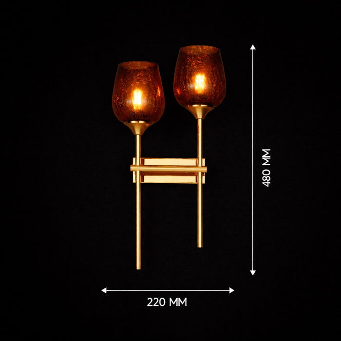 Twin Ember Chalice Pair