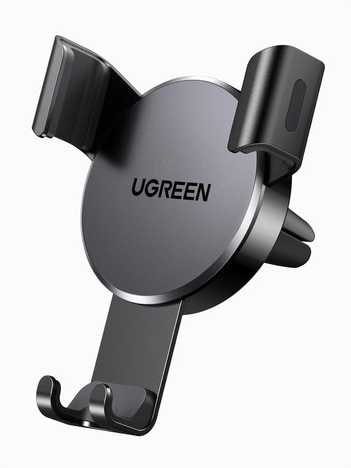 UGREEN Car Phone Holder Car Mount, [360 degrees Rotation for Air Vent], One-hand Auto Lock, Silicone Clip