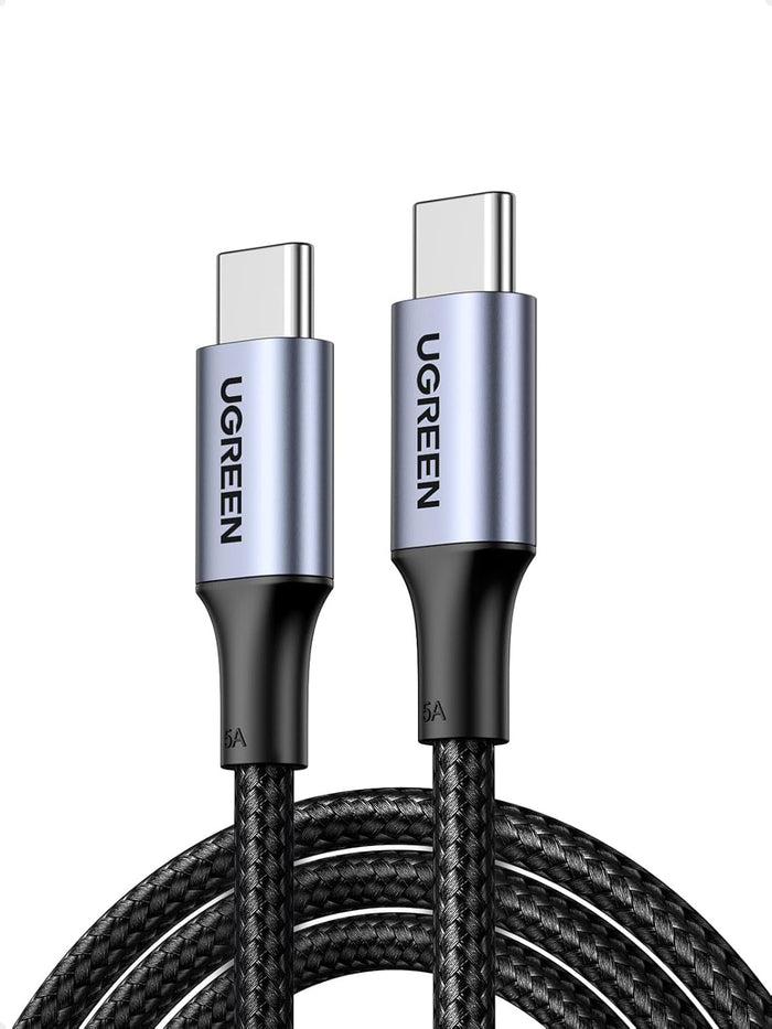 UGREEN USB C Cable 3M, Braided 100W Power Delivery PD Super Fast Charge Cable USB C to Type C for iP