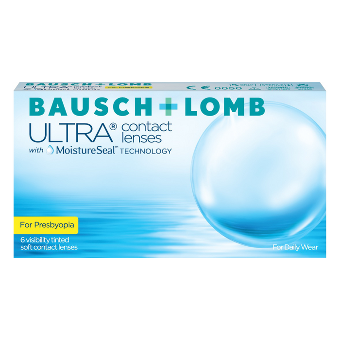 Box of Bausch & Lomb Ultra for Presbyopia contact lenses