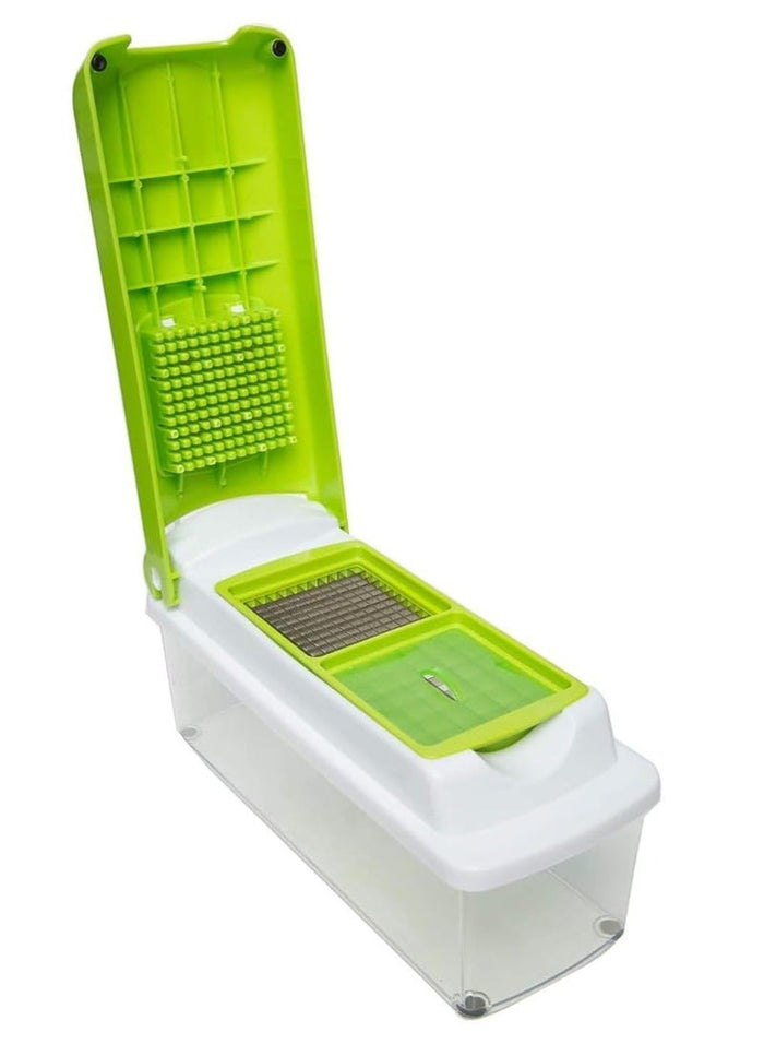 Vegetable Chopper Food Processor 4-in-1 Handheld Blender Salad Spinner Onion Slicer Cheese Grater Potato Cutter Meat Mincer Garlic Dicer Mandoline Slicer Kitchen Tools & Gadgets Herb Roller