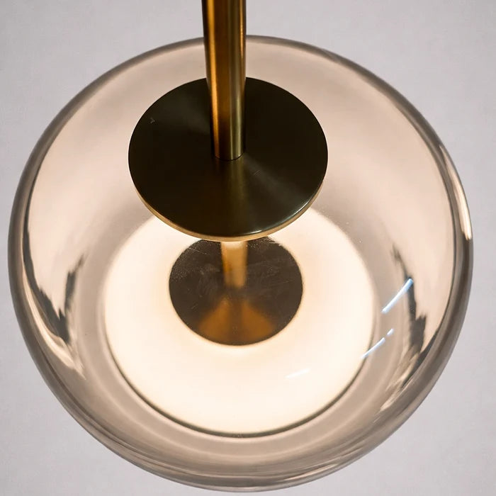 Velmora Aurex Cylinder Glass Pendant Light