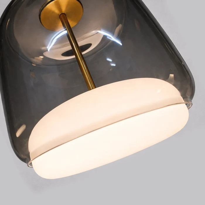 Velmora Aurex Cylinder Glass Pendant Light