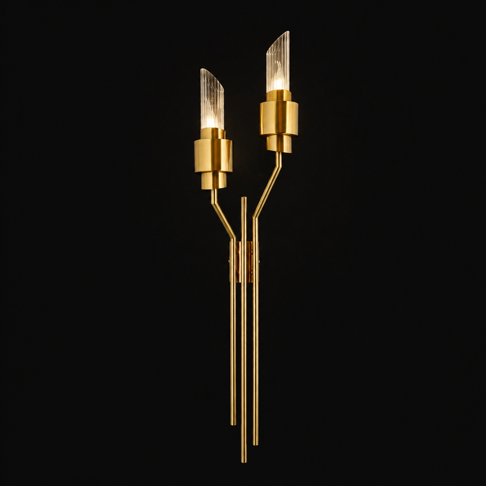 Vertex Glow Contemporary Dual Sconce