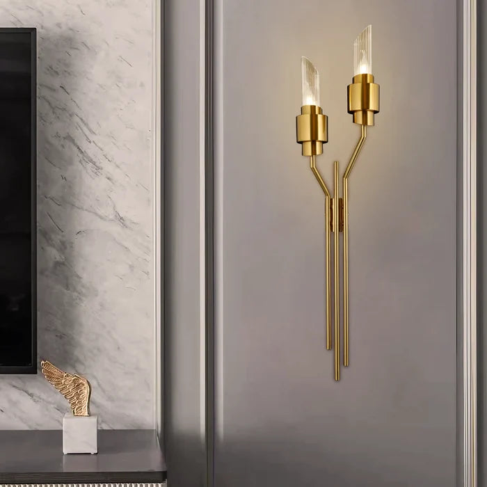 Vertex Glow Contemporary Dual Sconce