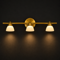Vespera Brass Triple Wall Lamp