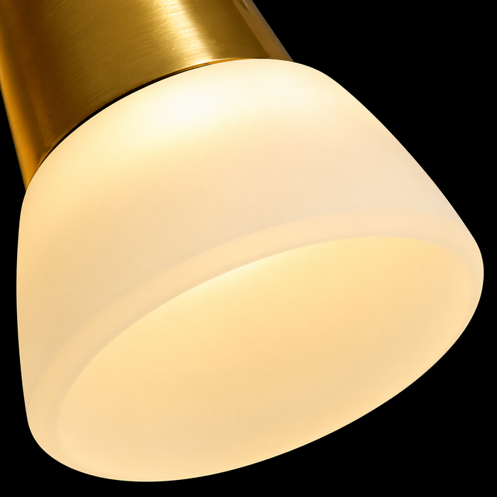 Vespera Brass Triple Wall Lamp