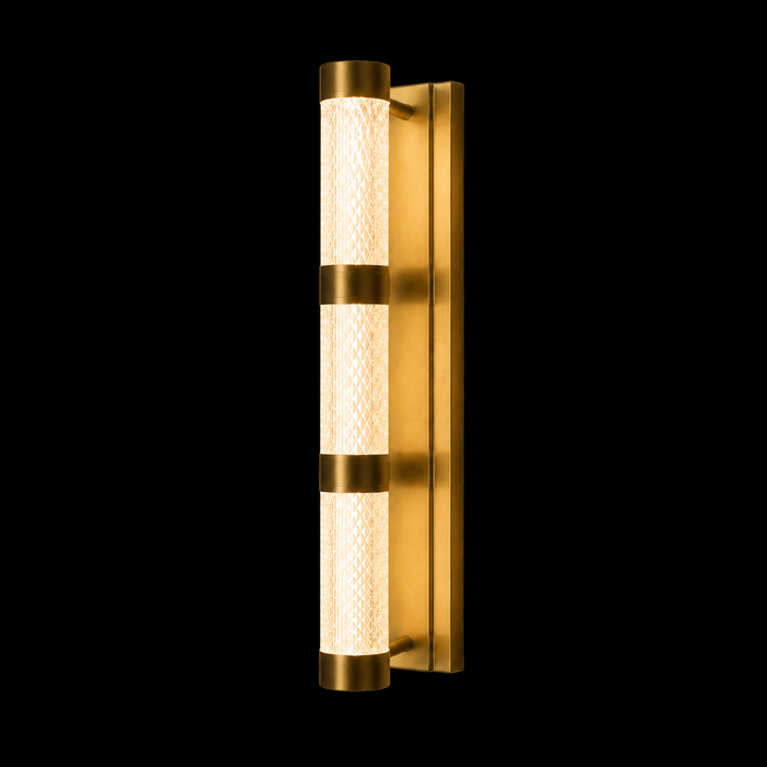 Veyra Triple Crystal Wall Sconce