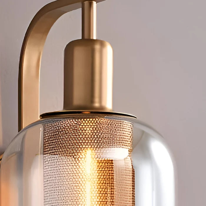 Vintage Aura Brass Wall Light