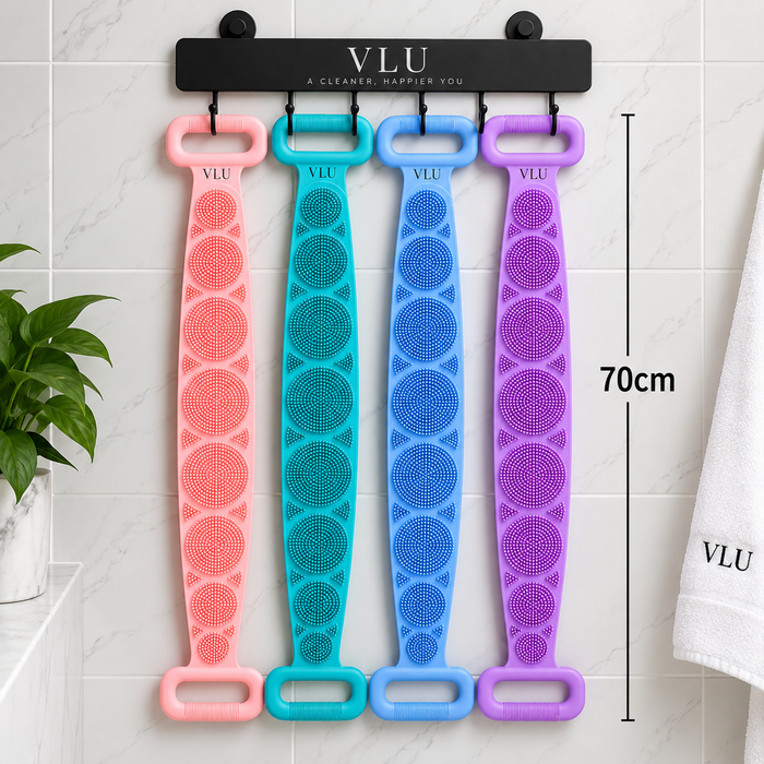 VLU™ Double-Sided Silicone Back Scrubber