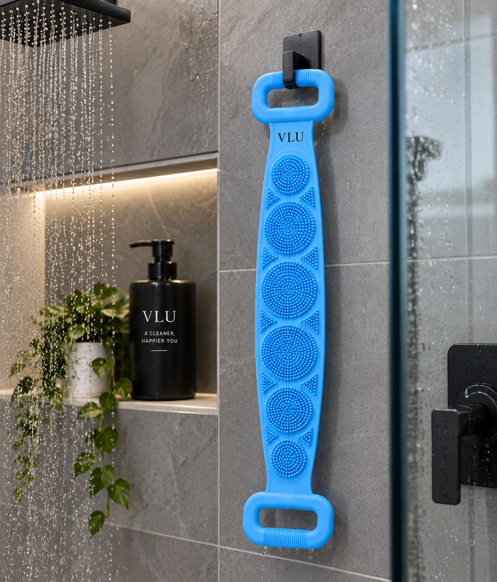 VLU™ Double-Sided Silicone Back Scrubber