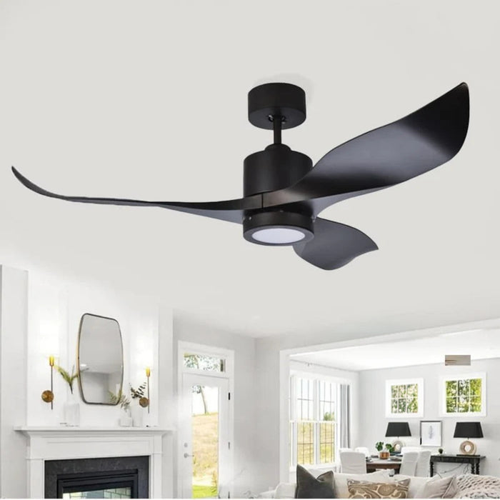 Whimberl Black Ceiling Fan | 40W BLDC Motor | 1320mm | Metal Body