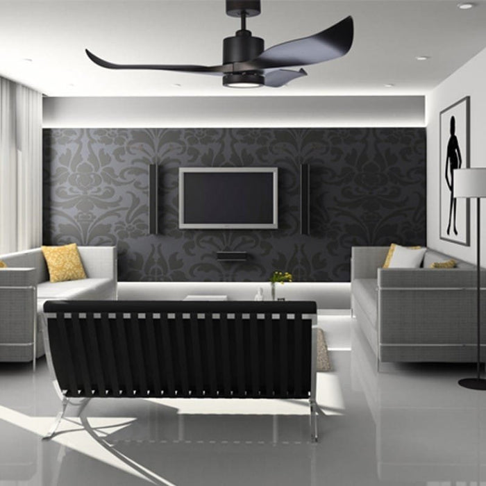 Whimberl Black Ceiling Fan | 40W BLDC Motor | 1320mm | Metal Body