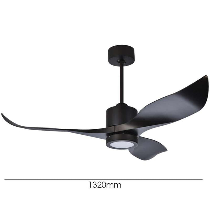 Whimberl Black Ceiling Fan | 40W BLDC Motor | 1320mm | Metal Body