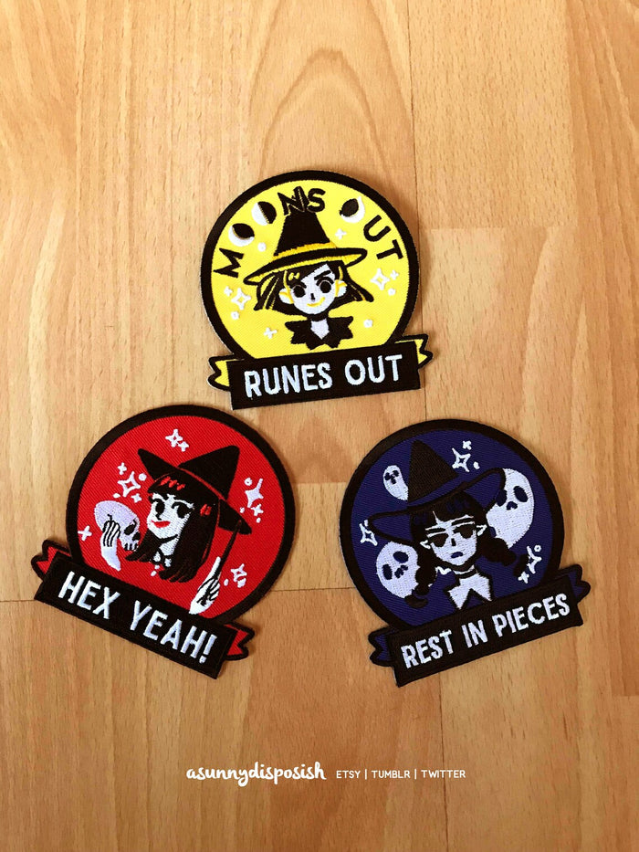 Witch Gang Iron On Patches