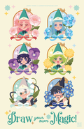 Witch Hat Draw Your Own Magic Print
