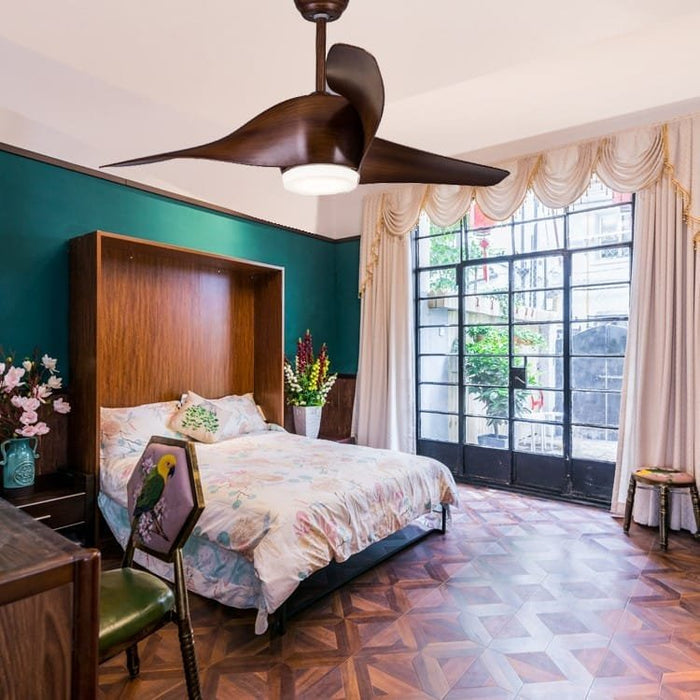 Woodpecker Brown Ceiling Fan | 50W BLDC Motor | 1320mm | Metal Body