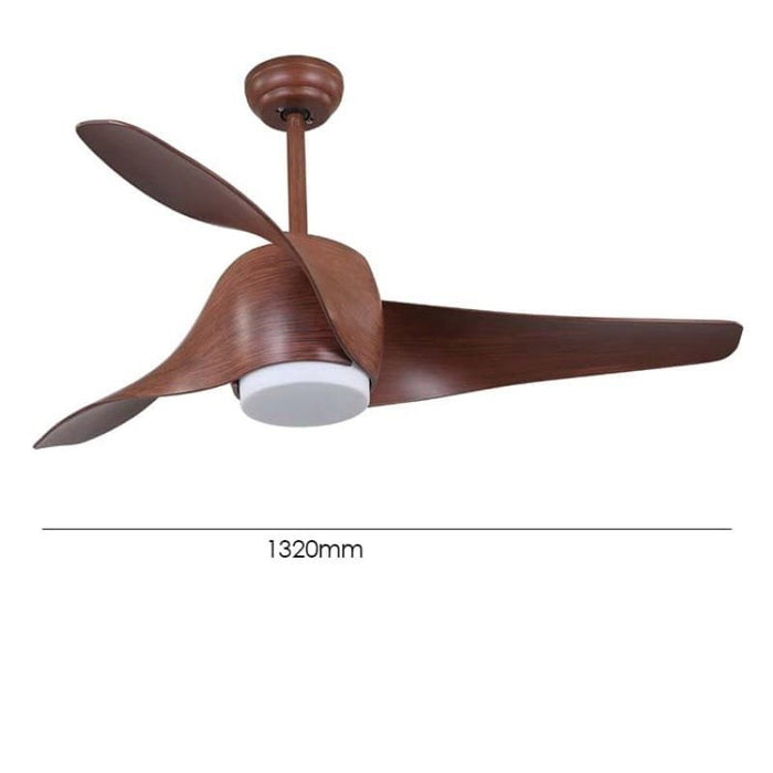 Woodpecker Brown Ceiling Fan | 50W BLDC Motor | 1320mm | Metal Body