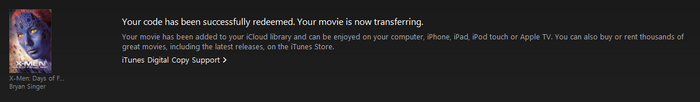 X-Men: Days of Future Past iTunes Apple TV 4K Digital Code (2014 Theatrical) (Redeems in iTunes Apple TV; 4K Vudu Fandango Transfers Across Movies Anywhere)