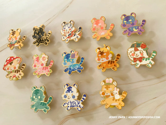 Year of the Tiger Enamel Pins