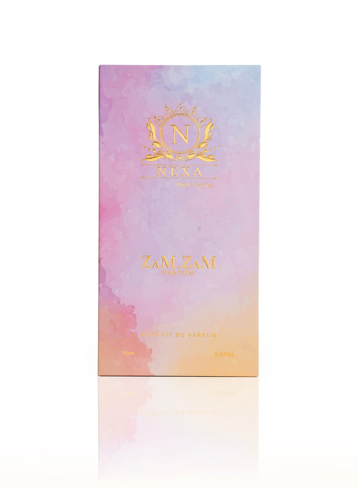 ZAMZAM PERFUME Zamzam Nexa 70ml Unisex Eau de Parfum | Long-Lasting Fragrance with Bergamot, Grapefruit, Rose, Jasmine, Strawberry, Ylang-Ylang, Orange Blossom, Oakmoss, Sandalwood & Amber