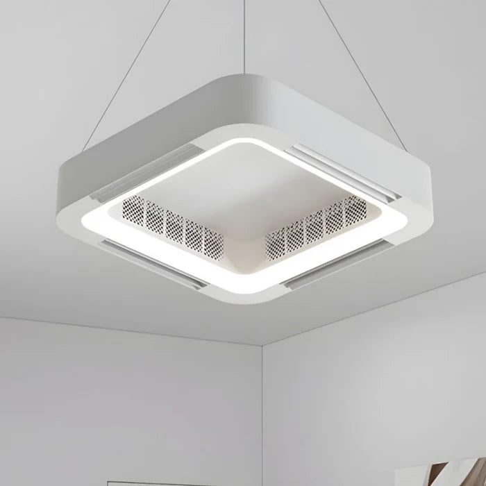 ZenBreeze Halo Bladeless Hanging Ceiling Fan with LED